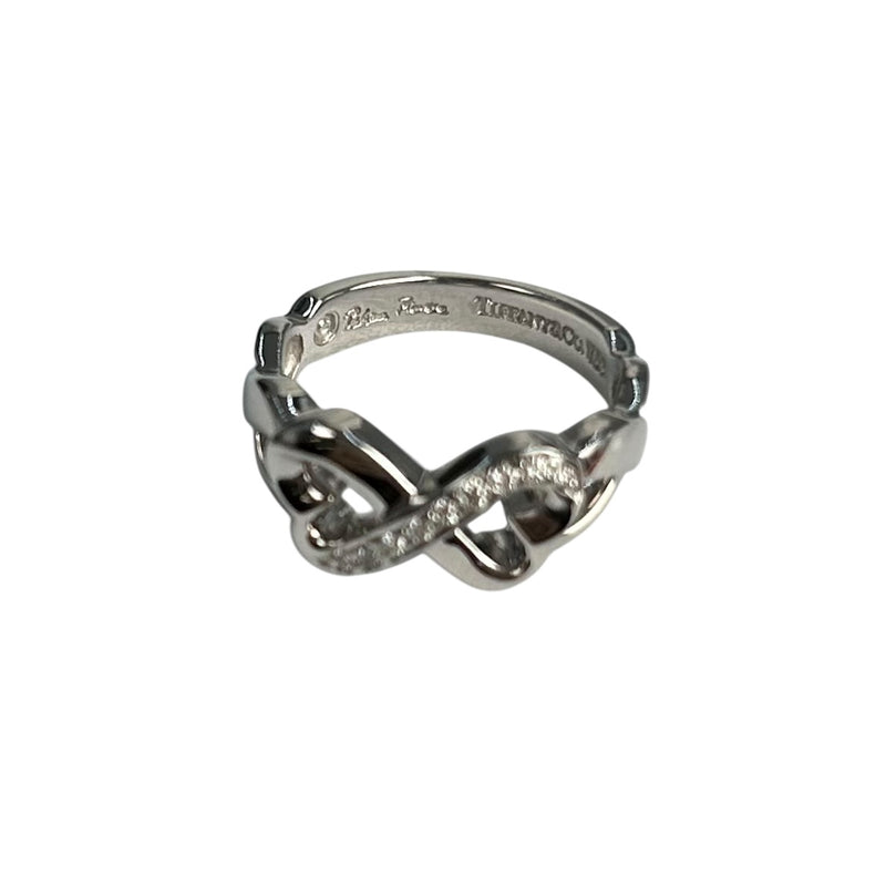 Tiffany & Co ダブルラビングハート ダイヤモンド リング ジュエリー - 18KWG