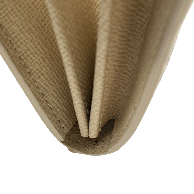 Louis Vuitton Damier Azur Portefeuille Sarah Long Wallet - White 