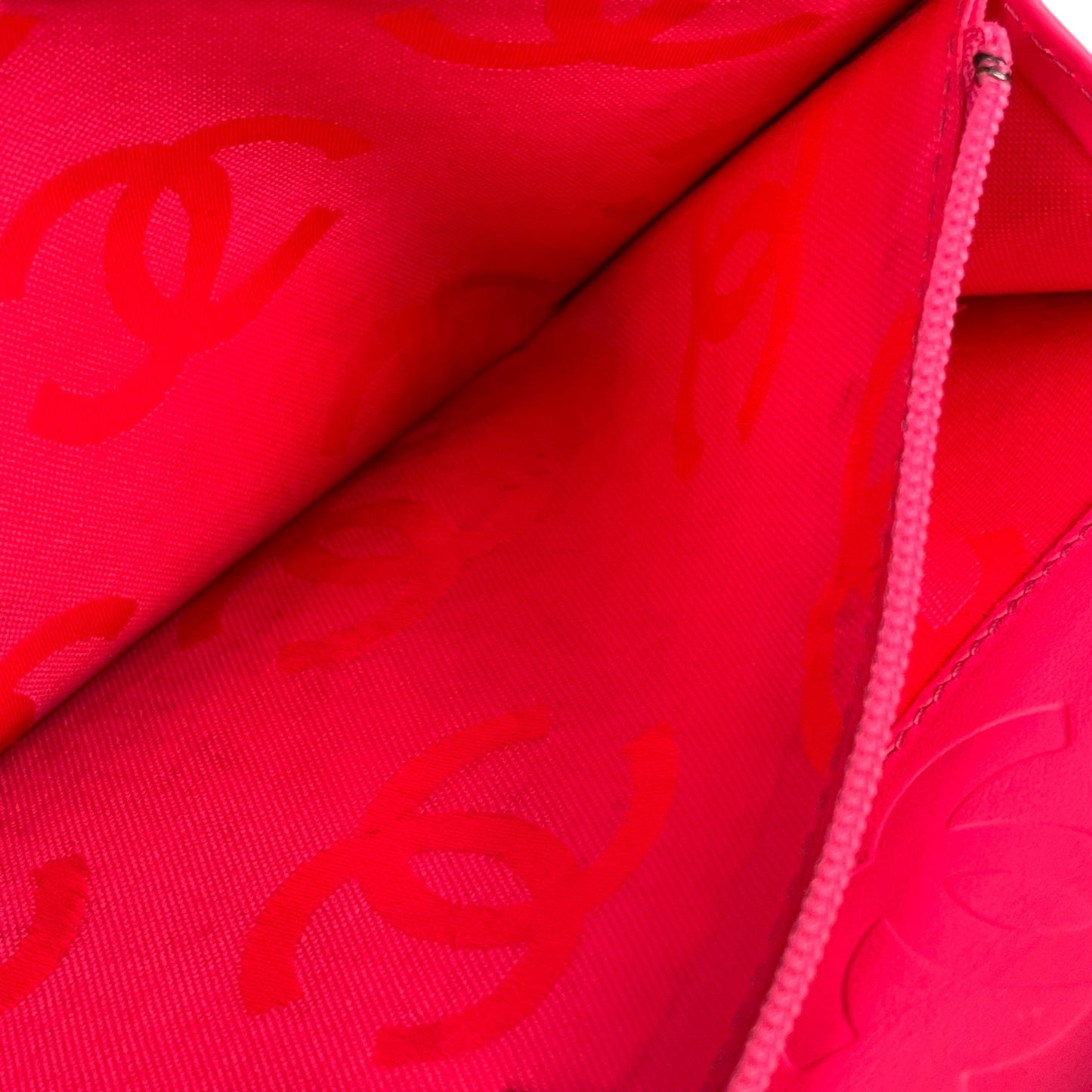 CHANEL Cambon Calfskin Long Wallet - Black 