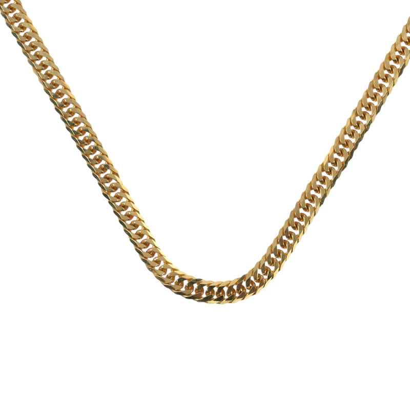 Curb Chain Necklace - 18KYG 