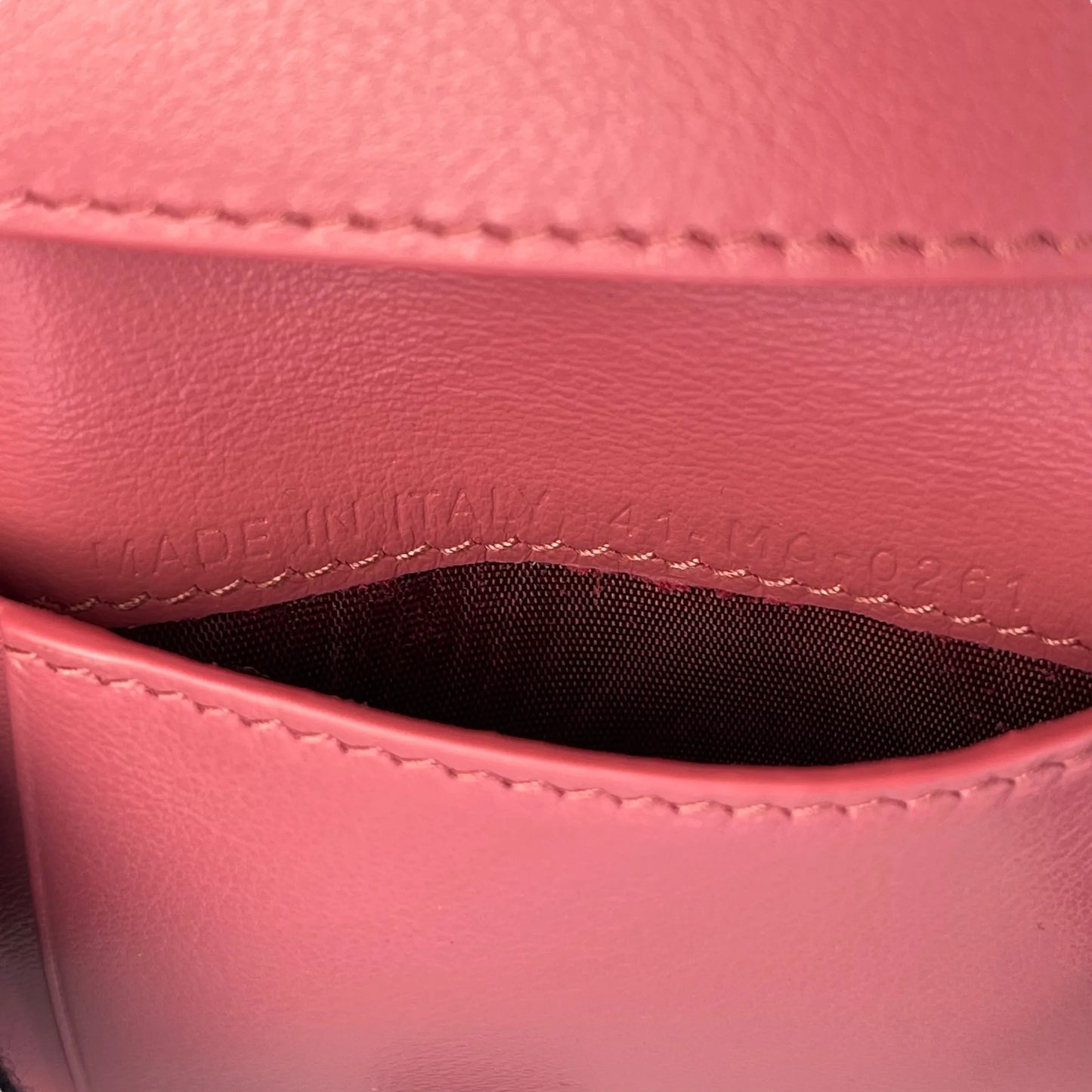 Dior Lady Dior Lotus Compact Wallet - Pink 