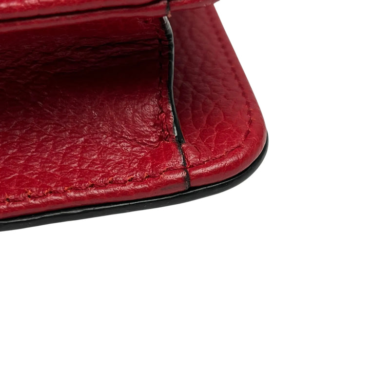 GUCCI Interlocking G Shoulder Bag - Red 