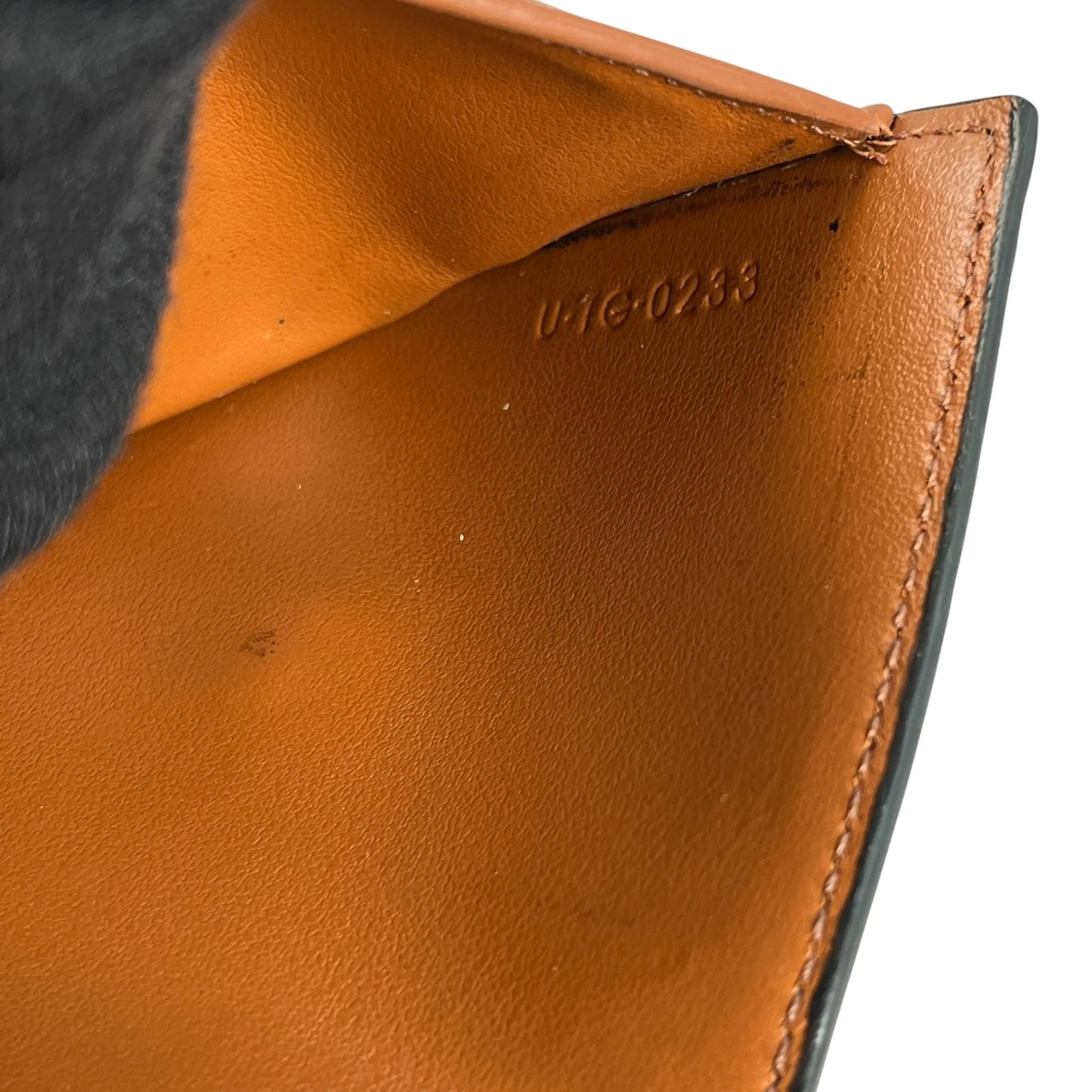 CELINE Triomphe Canvas Compact Wallet - Dark Brown 