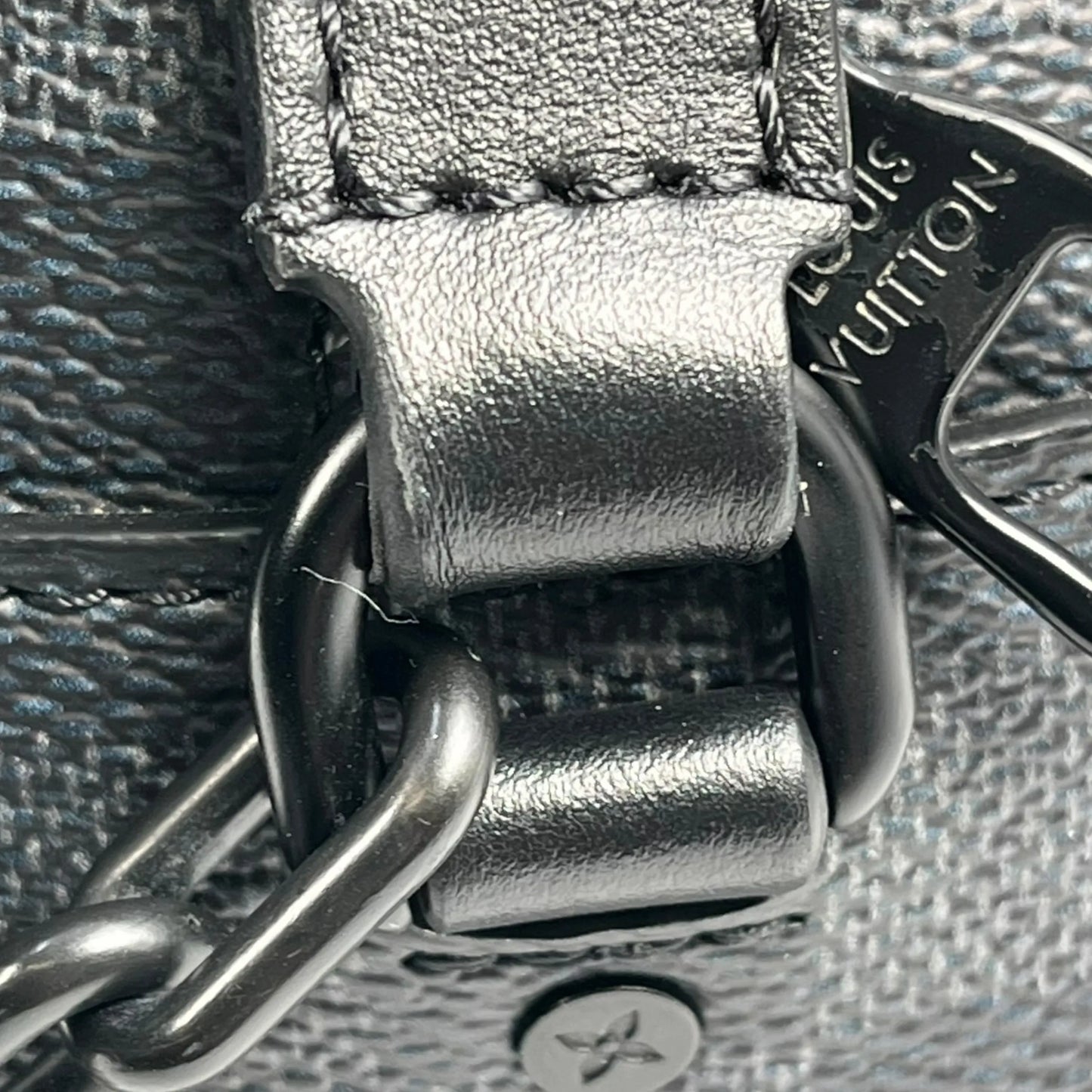 LOUIS VUITTON ミニ ソフト トランク モノグラム エクリプス ショルダーバッグ - ブラック