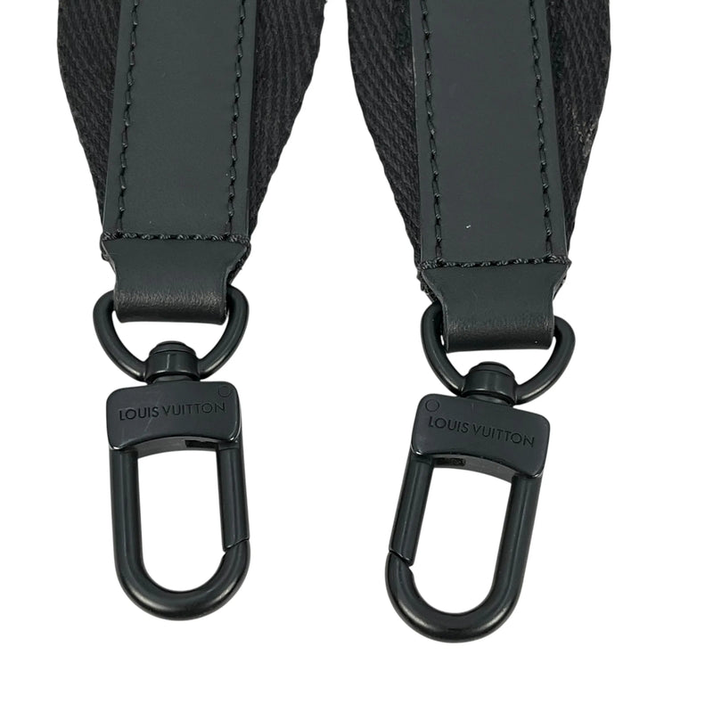 LOUIS VUITTON Alpha Wearable Monogram Eclipse Shoulder Bag - Black 