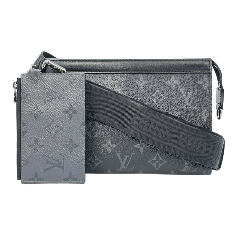 LOUIS VUITTON モノグラム  エクリプス ガストン ウェアラブルウォレット ショルダーバッグ - ブラック