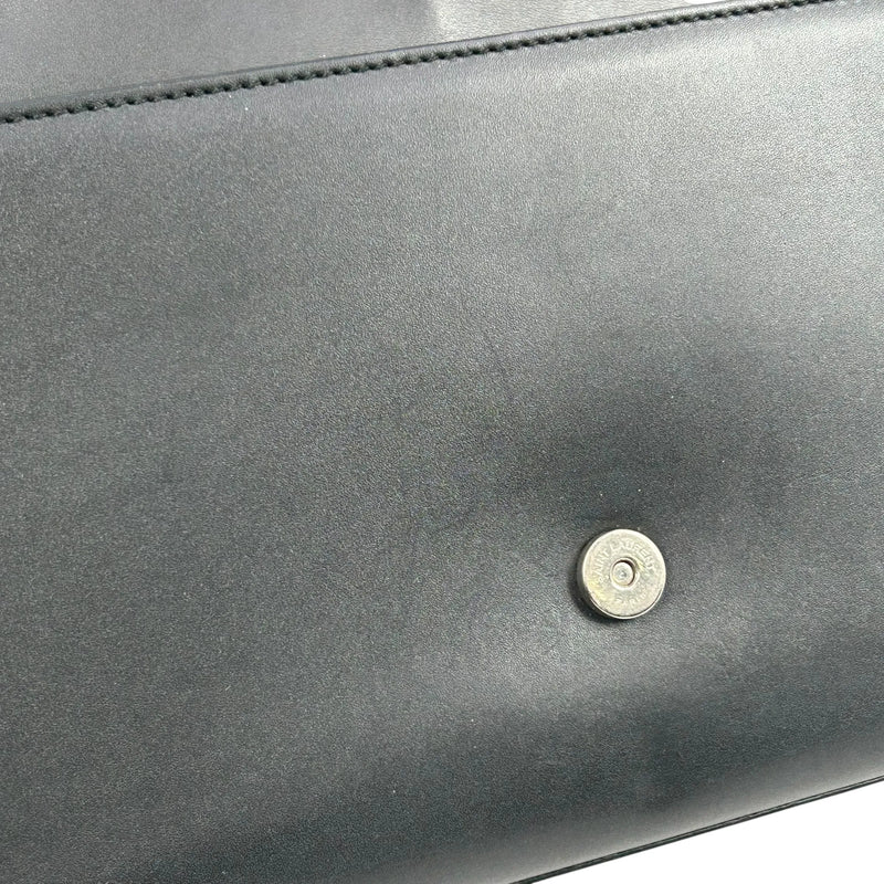 Saint Laurent ケイト タッセル ミディアム レザー チェーンショルダーバッグ - ブラック