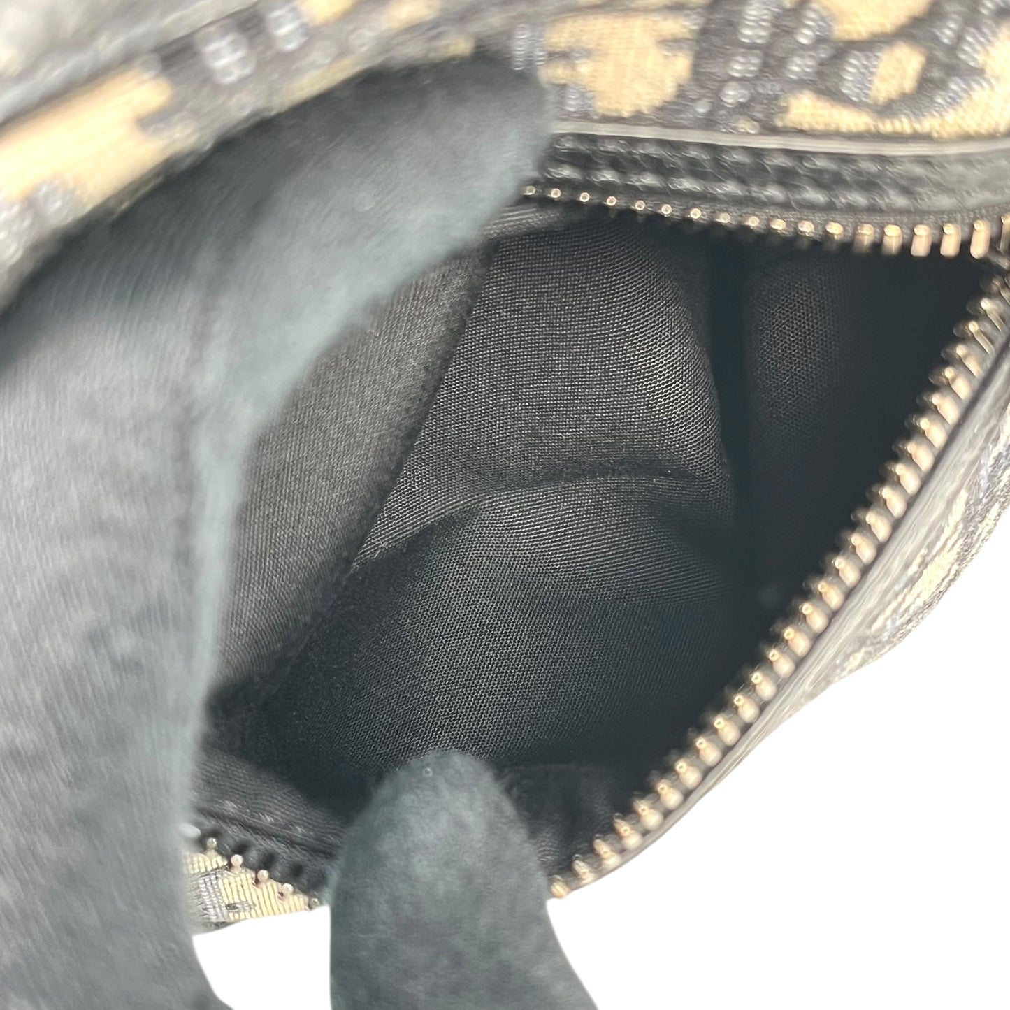 Dior オブリーク トロッター ショルダーバッグ - ブラック