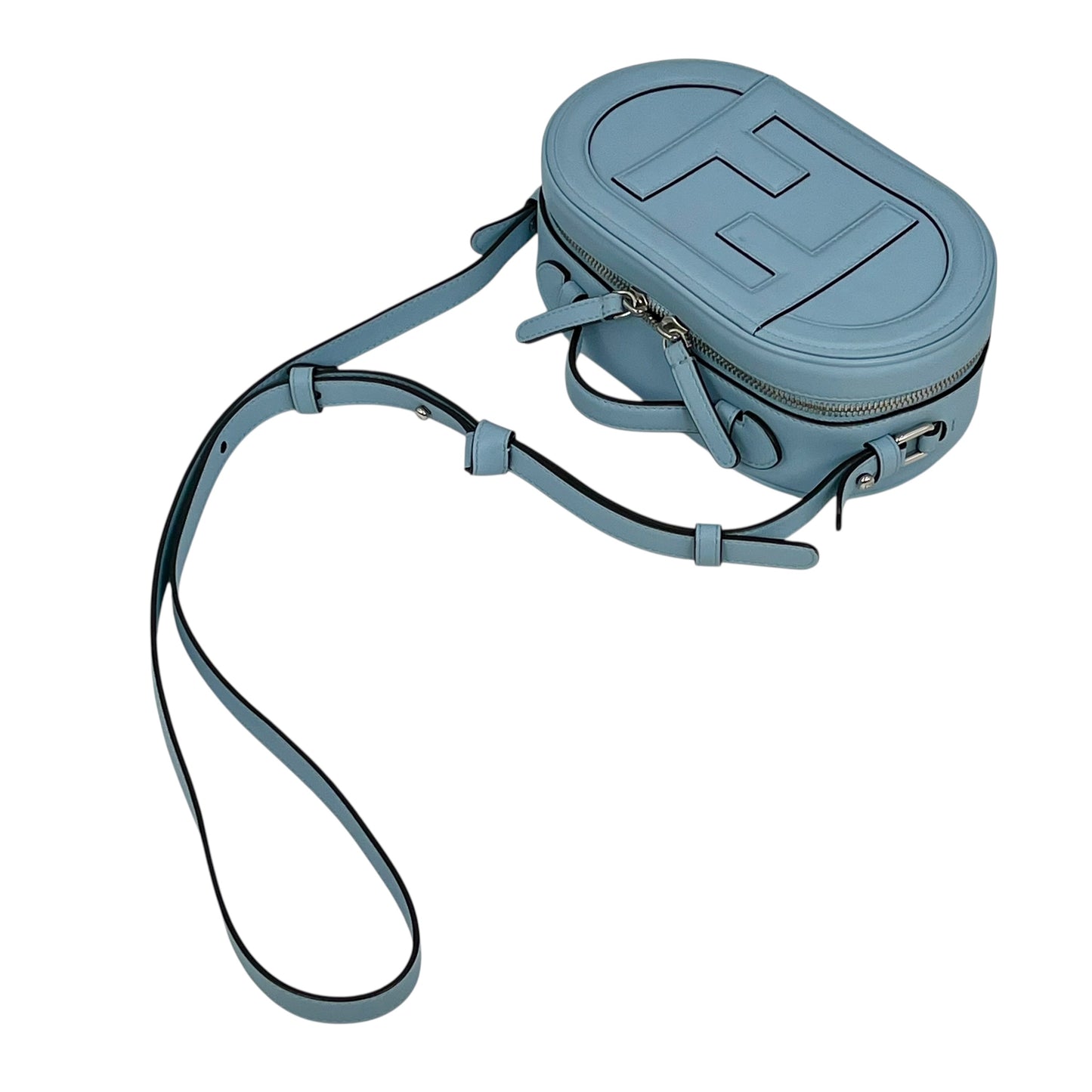 FENDI Orlock Camera Case Shoulder Bag - Blue 