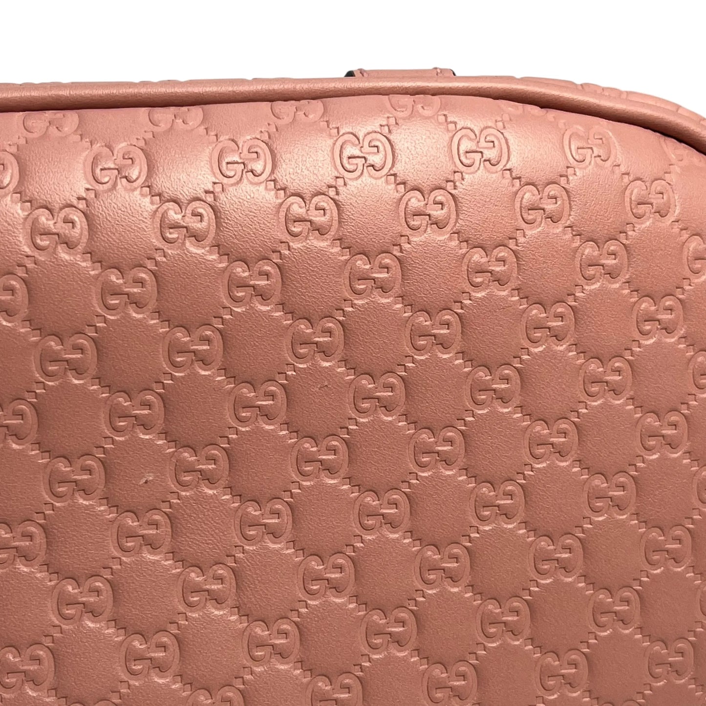 GUCCI Micro Guccissima Dome Handbag/Shoulder Bag - Pink 