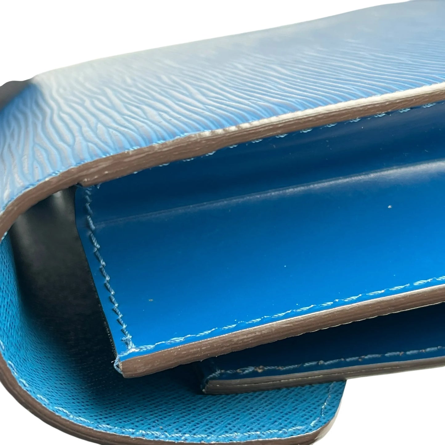 Louis Vuitton Epi Leather Monceau BB Handbag - Blue 