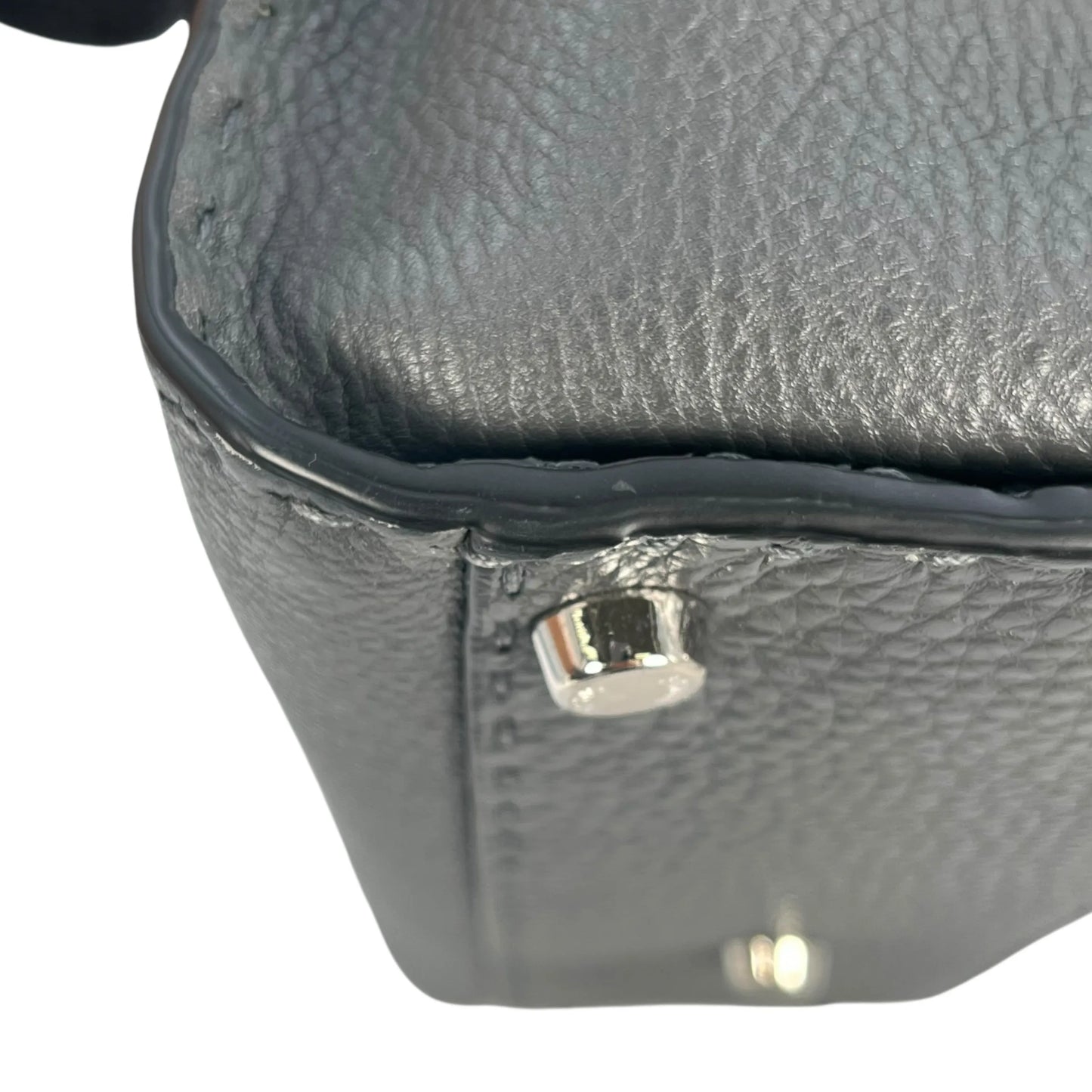 FENDI Peekaboo Leather Handbag/Shoulder Bag - Grey 