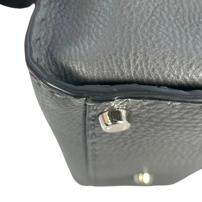 FENDI Peekaboo Leather Handbag/Shoulder Bag - Grey 