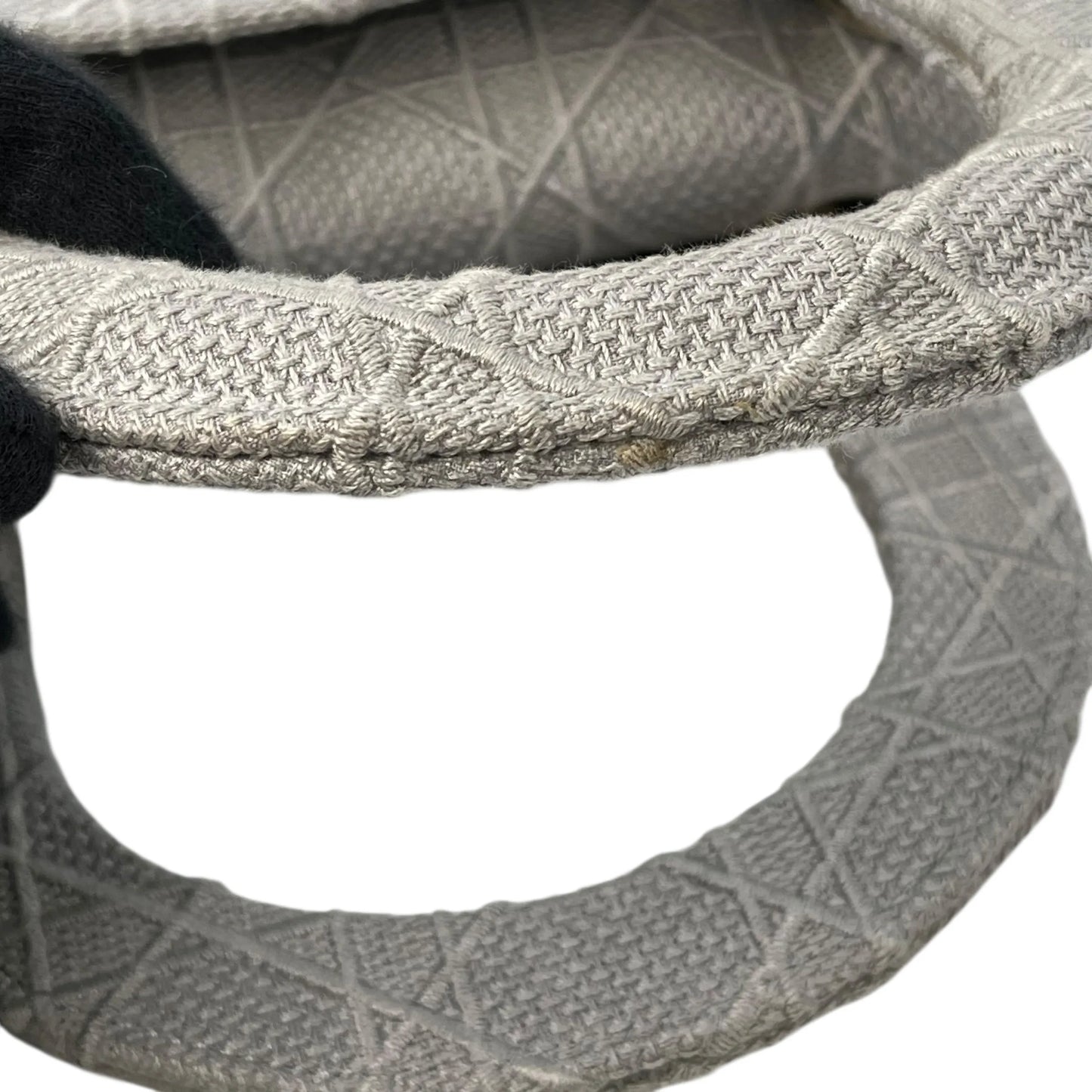 Christian Dior Lady Dior D Lite Hand Bag Shoulder Bag - Gray 