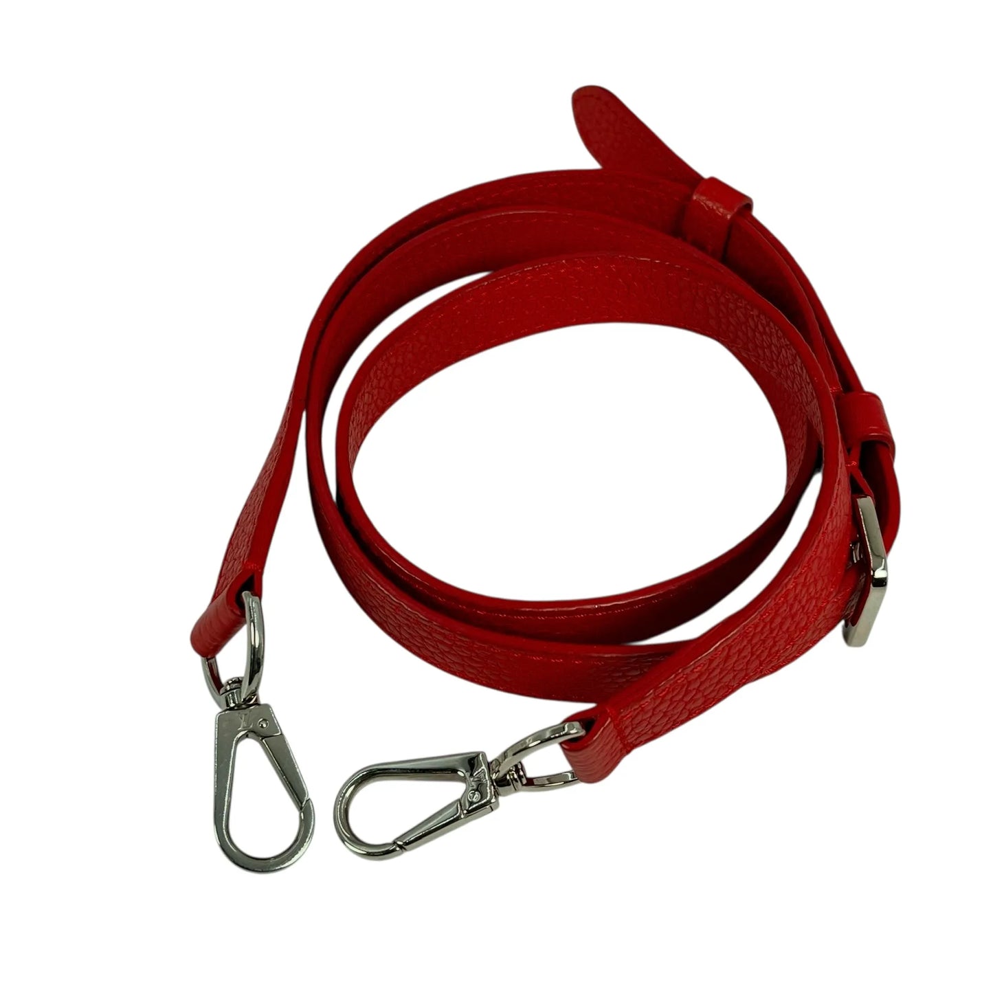 LOUIS VUITTON Capucines BB Leather Handbag/Shoulder Bag - Red 