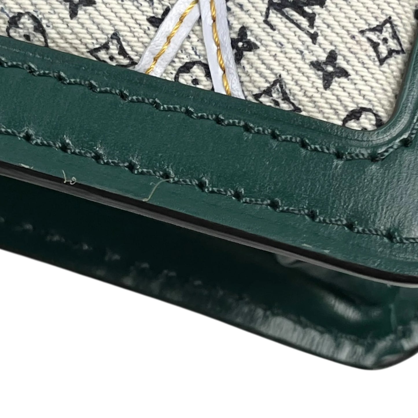 LOUIS VUITTON バムバッグ ドーフィーヌ ミニ モノグラム キャンバス ショルダーバッグ - グリーン