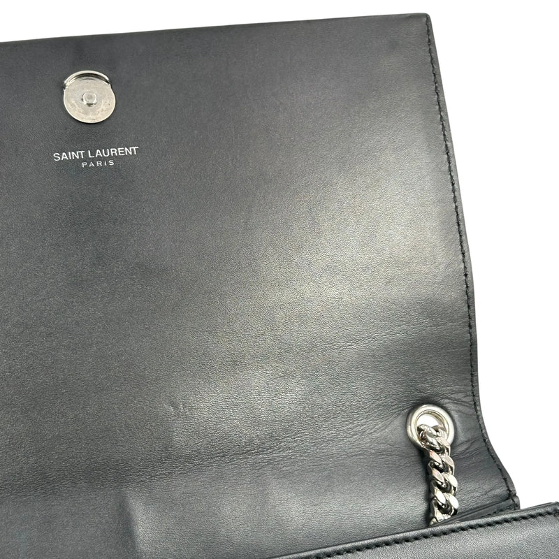 Saint Laurent ケイト タッセル ミディアム レザー チェーンショルダーバッグ - ブラック