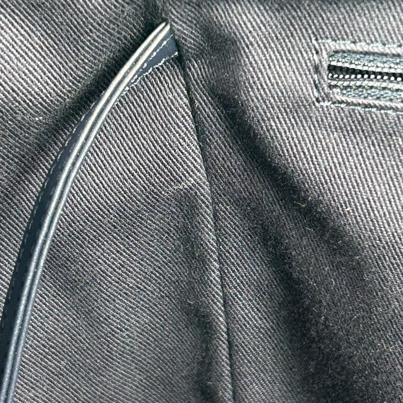 CHANEL Deauville MM Canvas Tote Bag - Navy 