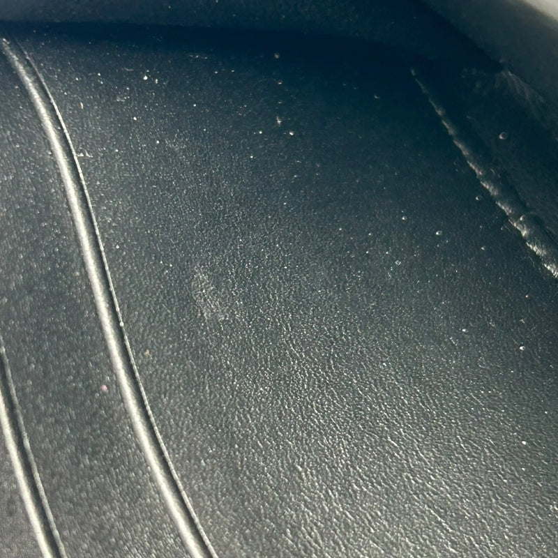 BOTTEGA VENETA Intrecciato Leather Round Zip Long Wallet - Black 