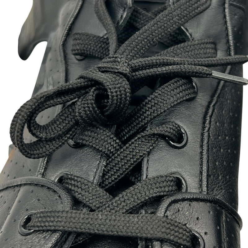 Louis Vuitton Black Leather Sneakers for Men - Black 