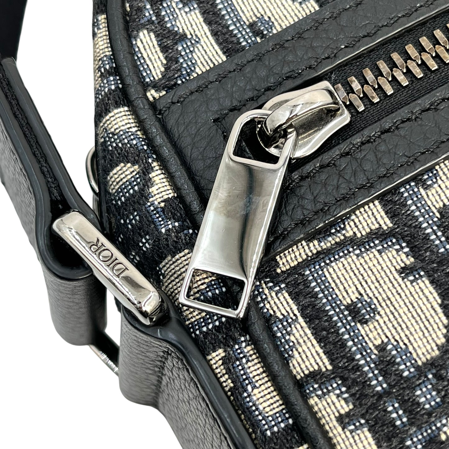 Dior オブリーク トロッター ショルダーバッグ - ブラック