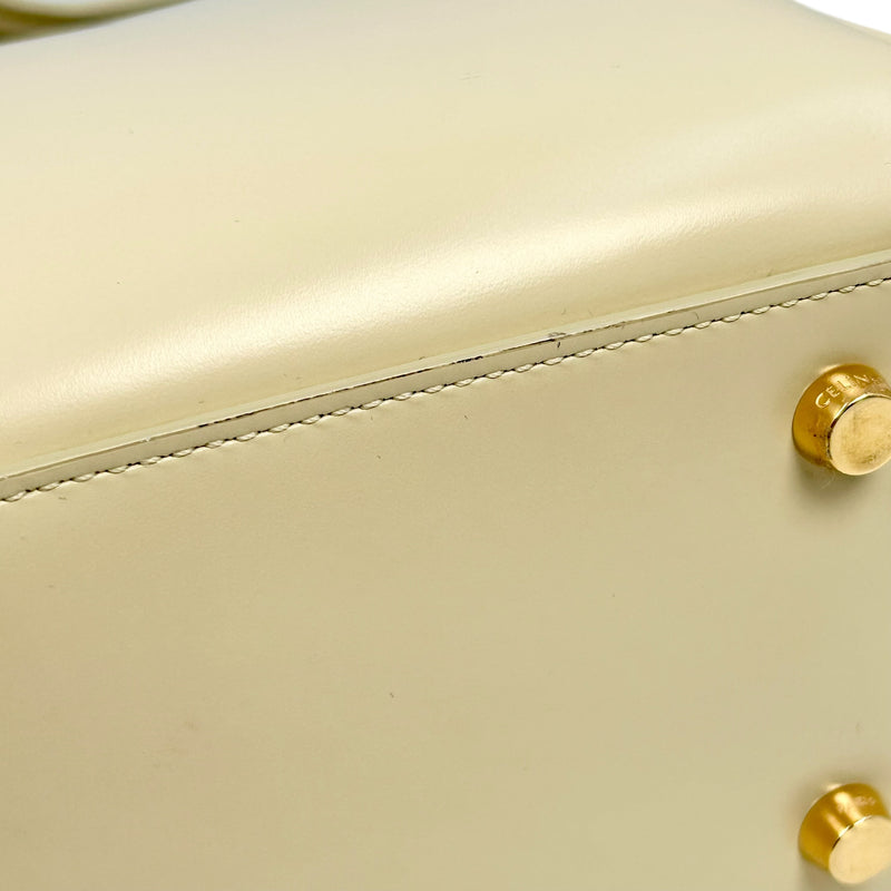 CELINE 16 Small Handbag/Shoulder Bag - Cream 
