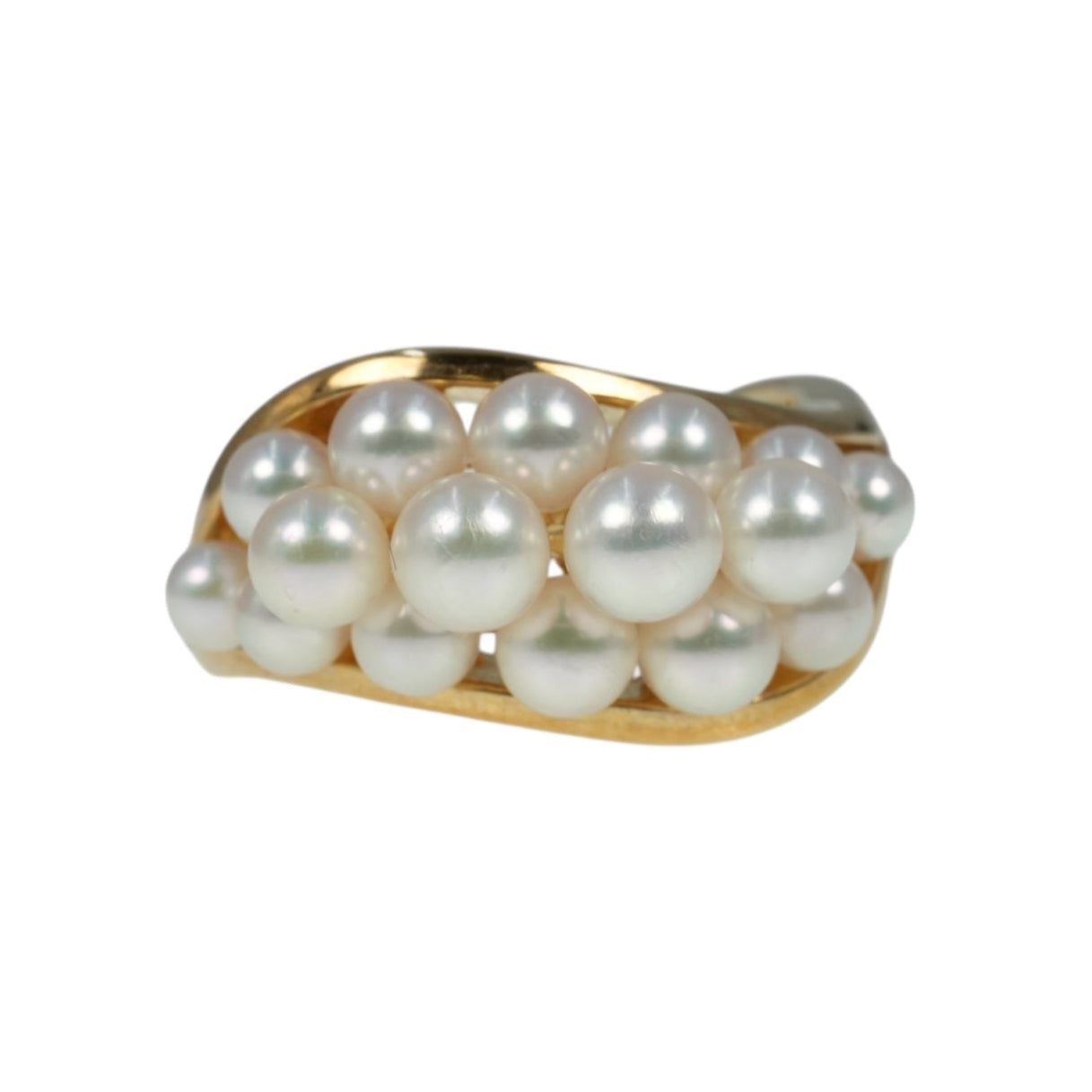 MIKIMOTO Pearl Ring Jewelry - 18K 
