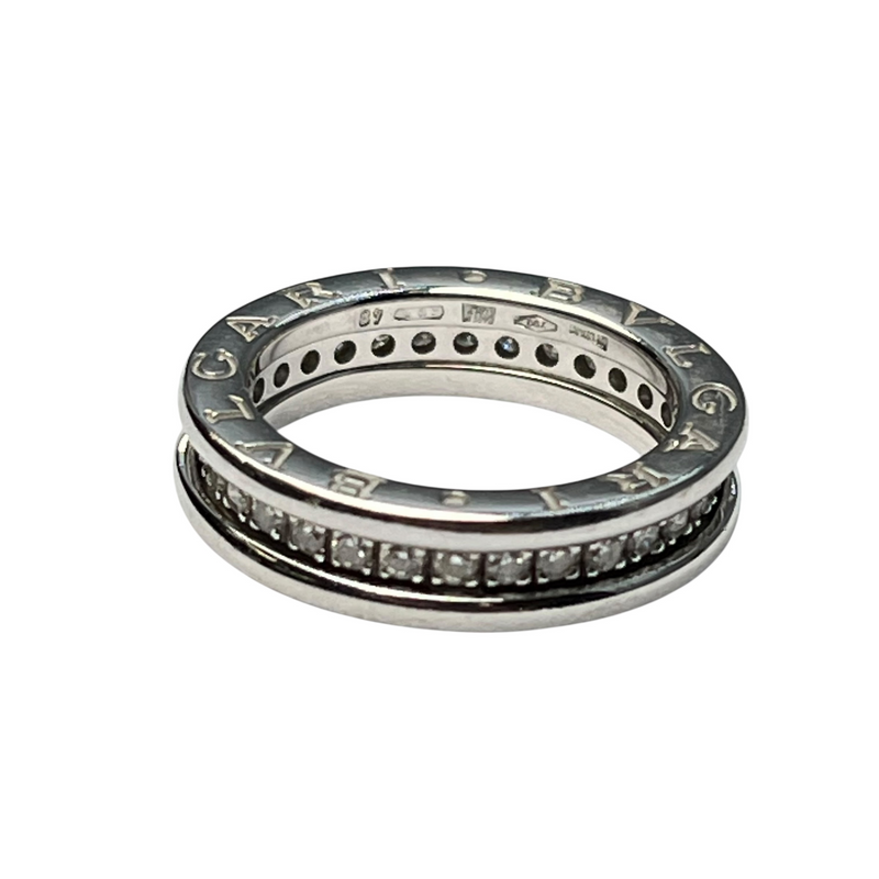 BVLGARI B.zero1 Diamond 1-Band Ring Jewelry - 18KWG 