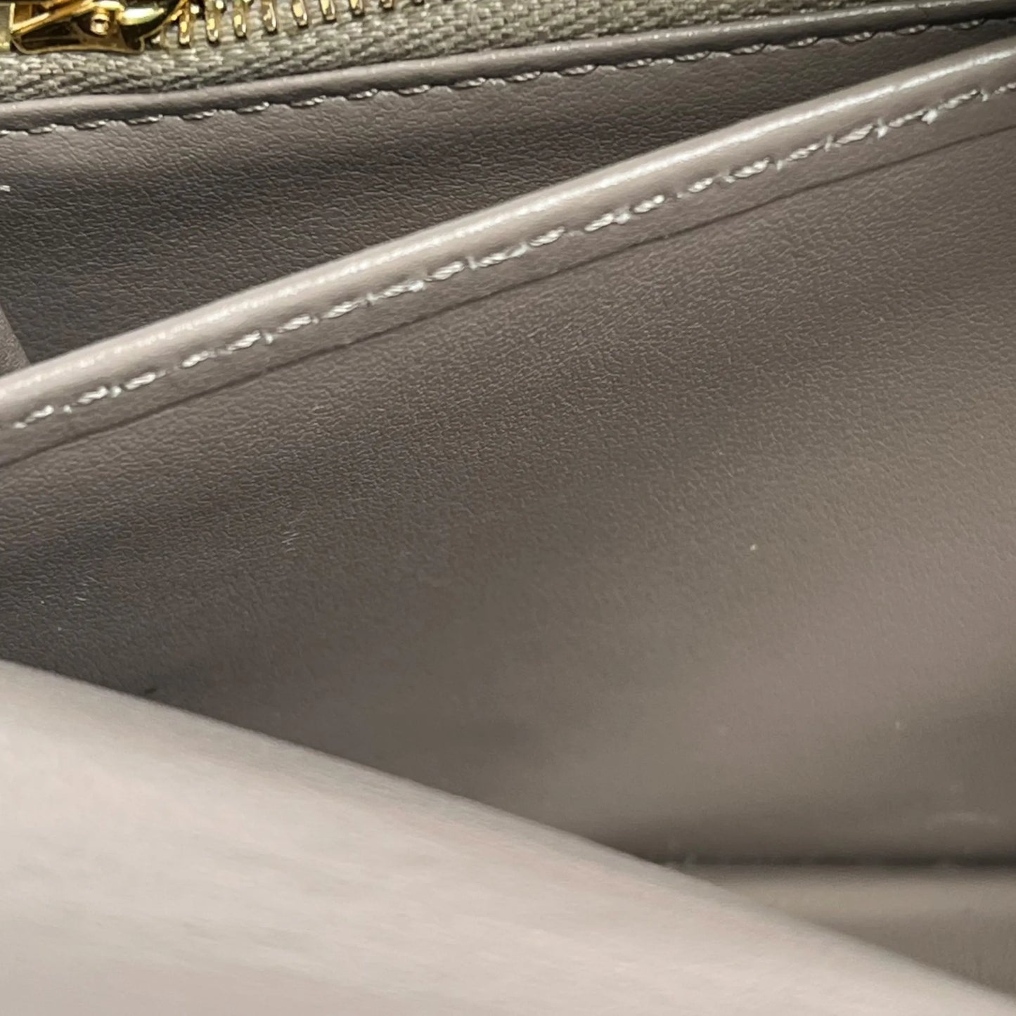 CELINE Large Flap Long Wallet - Gray 