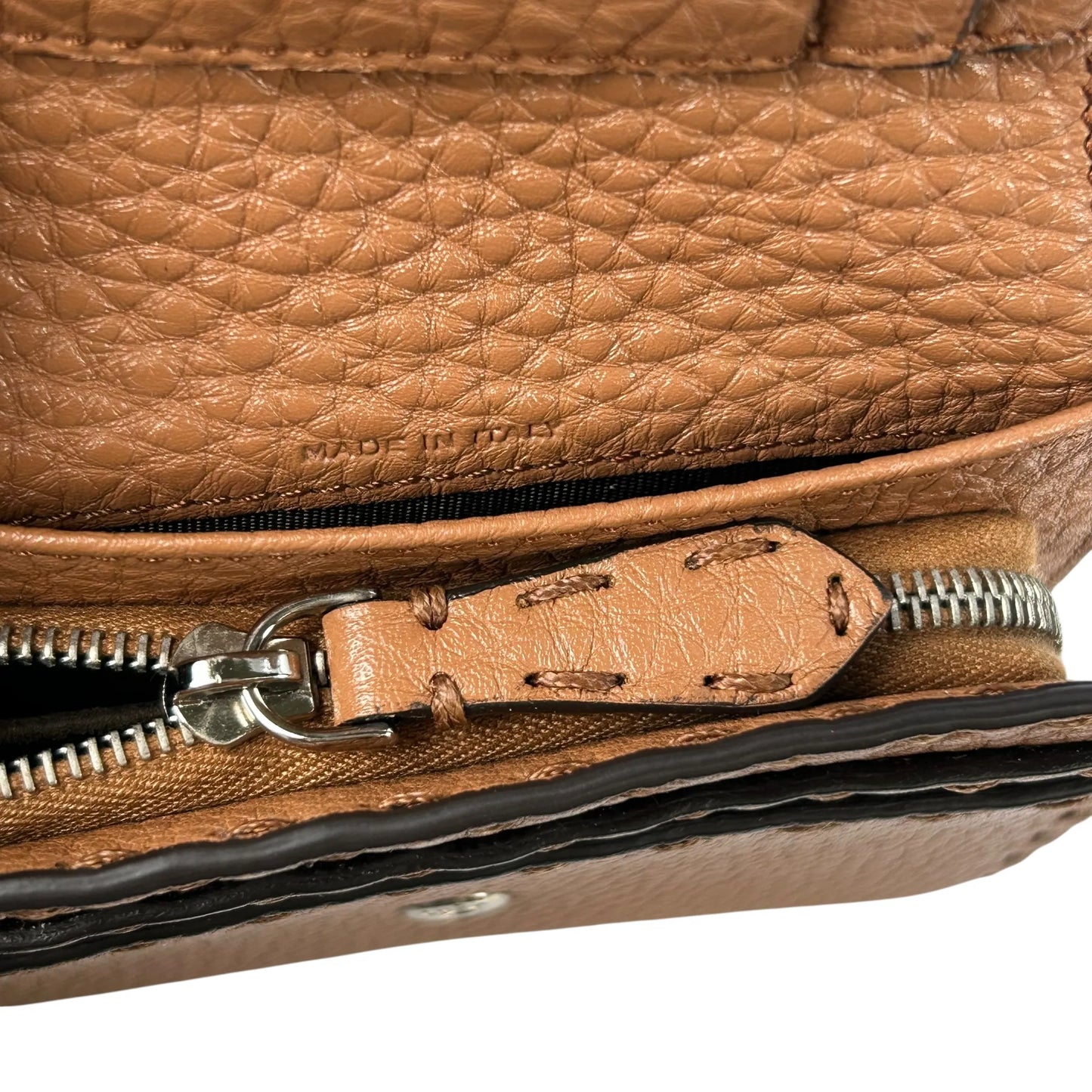 FENDI Selleria Compact Bifold Wallet - Brown 