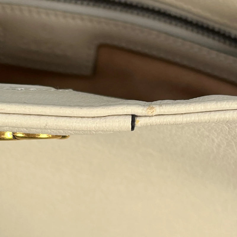 GUCCI Diana Small Hand Bag Shoulder Bag - Beige 