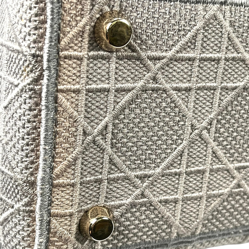 Christian Dior Lady Dior D Lite Hand Bag Shoulder Bag - Gray 