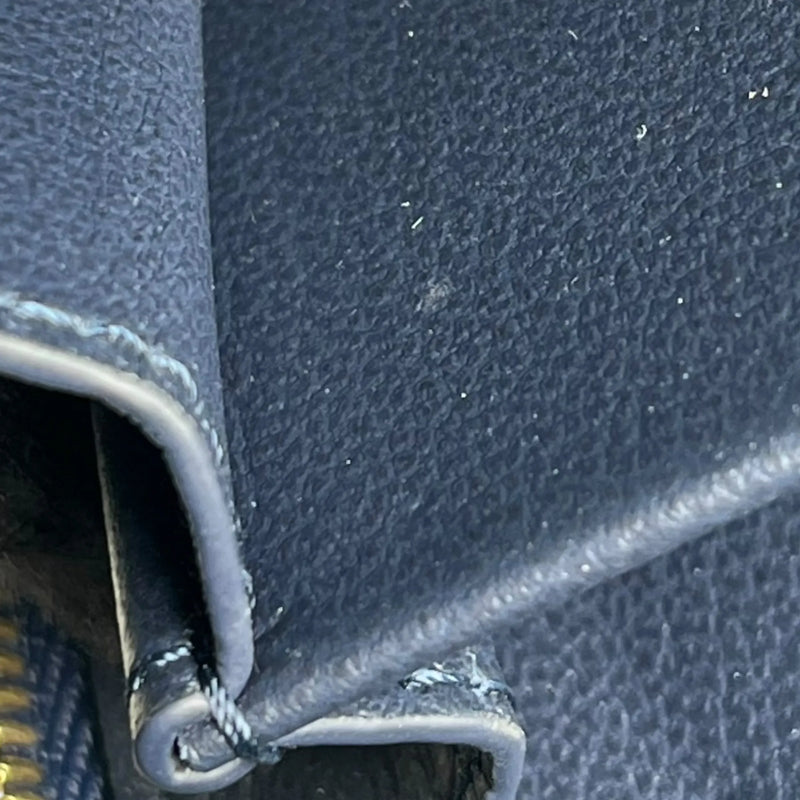 LOUIS VUITTON Portefeuille Lou Monogram Compact Wallet Bi-fold Wallet - Navy 