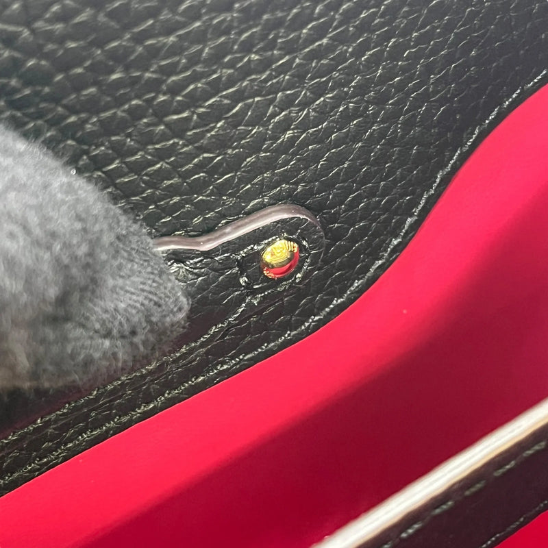 LOUIS VUITTON Capucines BB Handbag/Shoulder Bag - Black 