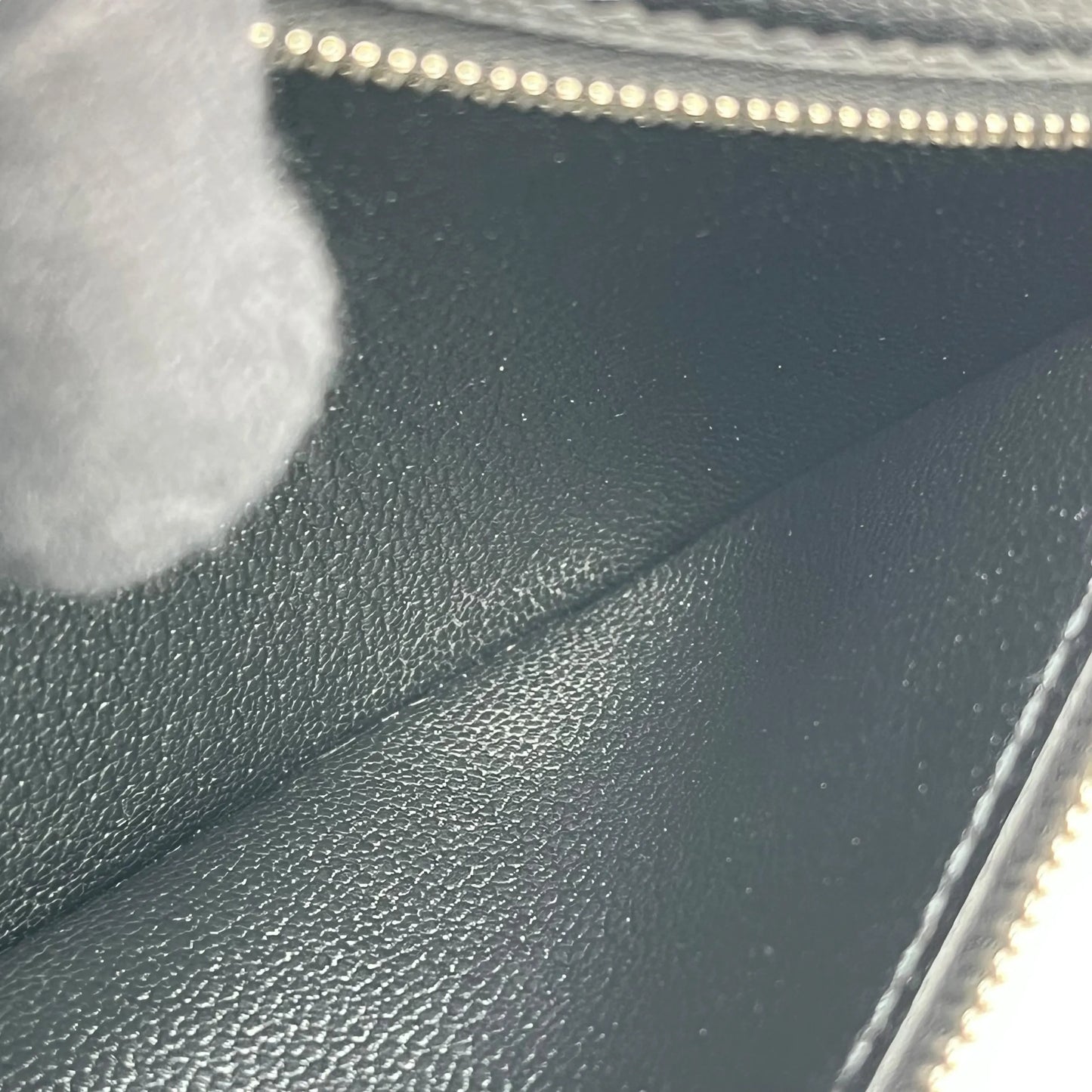 HERMES ベアンスフレ アリゲーター □J刻印(2006年製)  ロングウォレット - ブラック