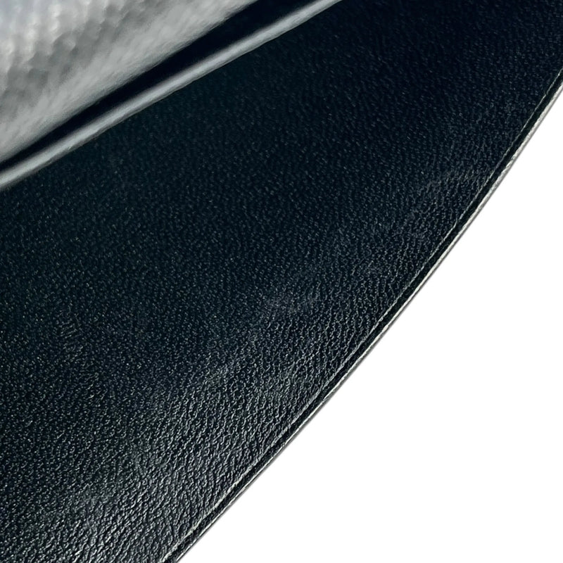 HERMES Bearn Souffle Epsom Leather Long Wallet (2014) - Black (R Stamp) 