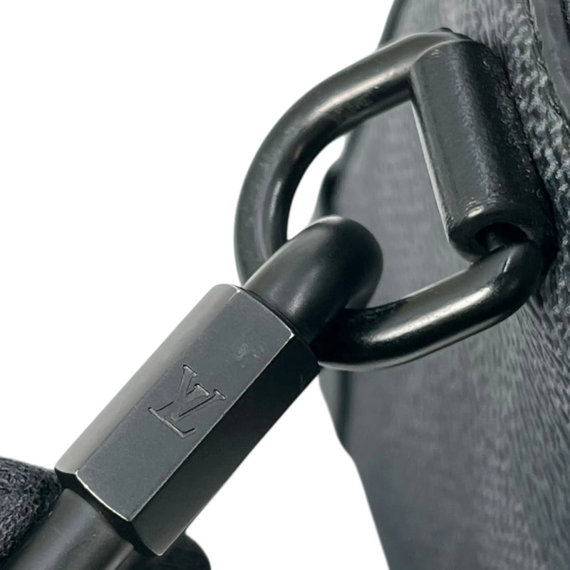 LOUIS VUITTON ミニ ソフト トランク モノグラム エクリプス ショルダーバッグ - ブラック