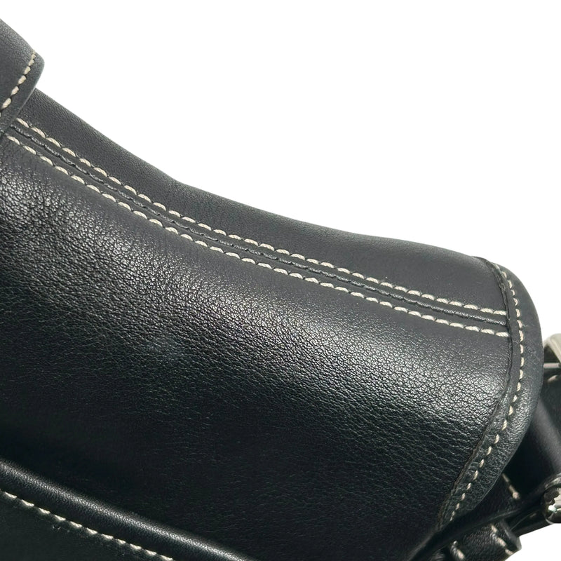 Coach Soho Crossbody Messenger Leather Shoulder Bag - Black 
