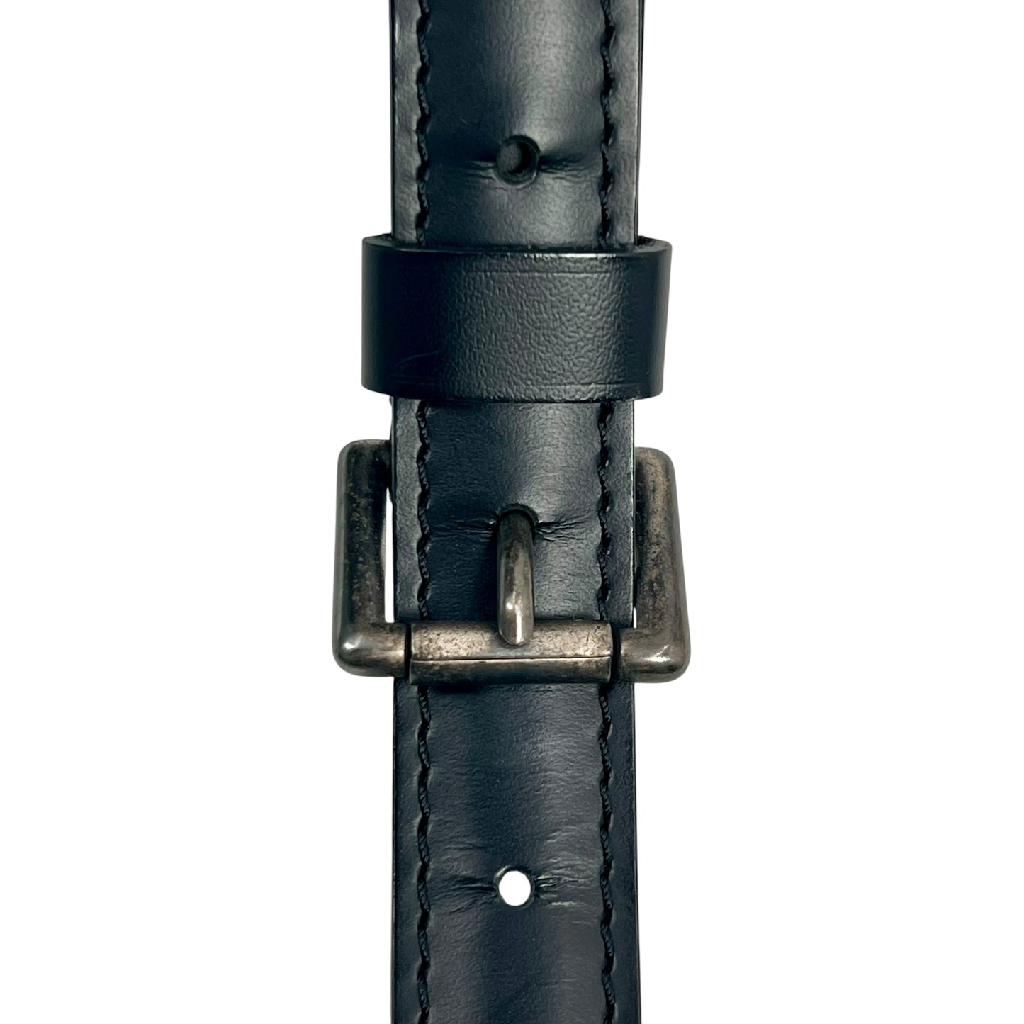 Louis Vuitton Black Leather Strap - Black - 09769 