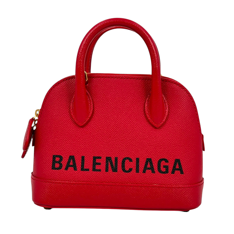 BALENCIAGA ヴィル トップ  ハンドル XXS ハンドバッグ - レッド