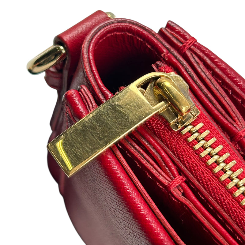 Salvatore Ferragamo ヴァラ ボン ハンドバッグ - レッド