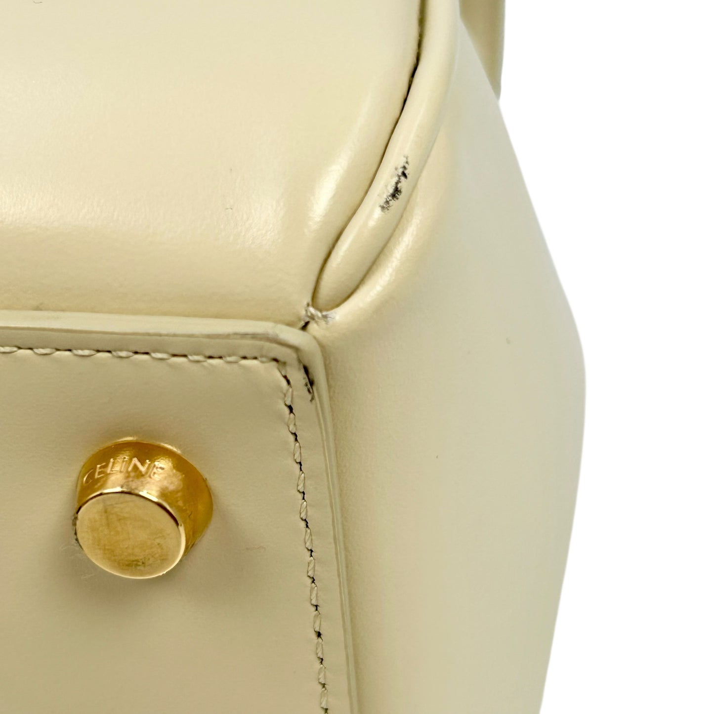 CELINE 16 Small Handbag/Shoulder Bag - Cream 
