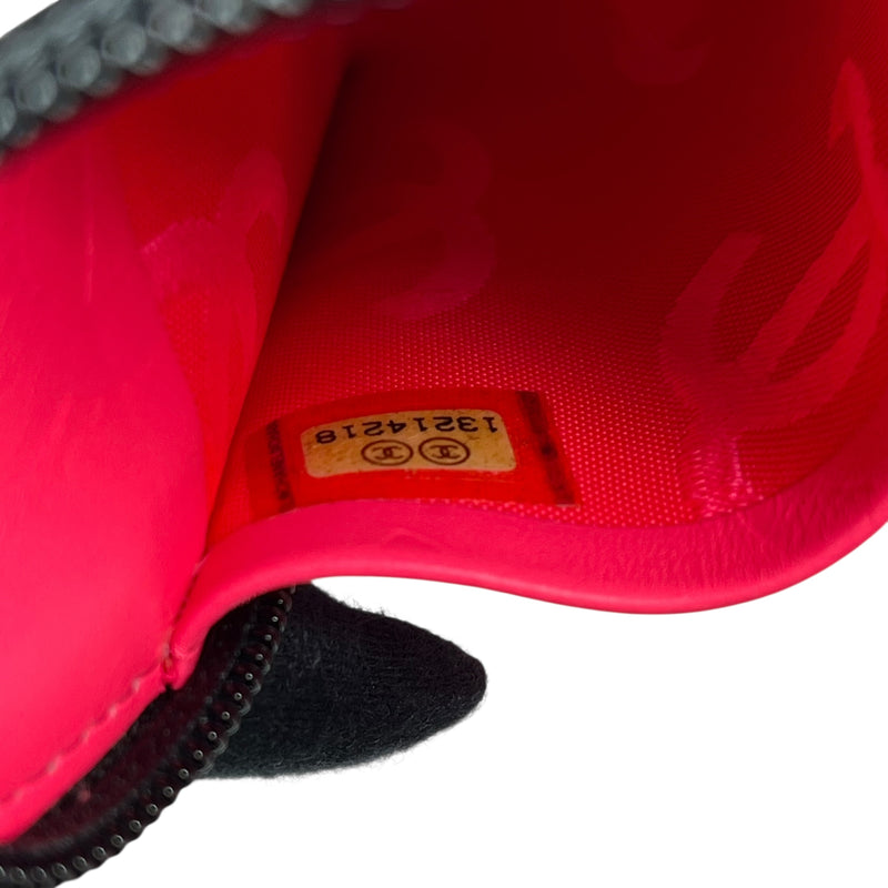 CHANEL Cambon Calfskin Long Wallet - Black 