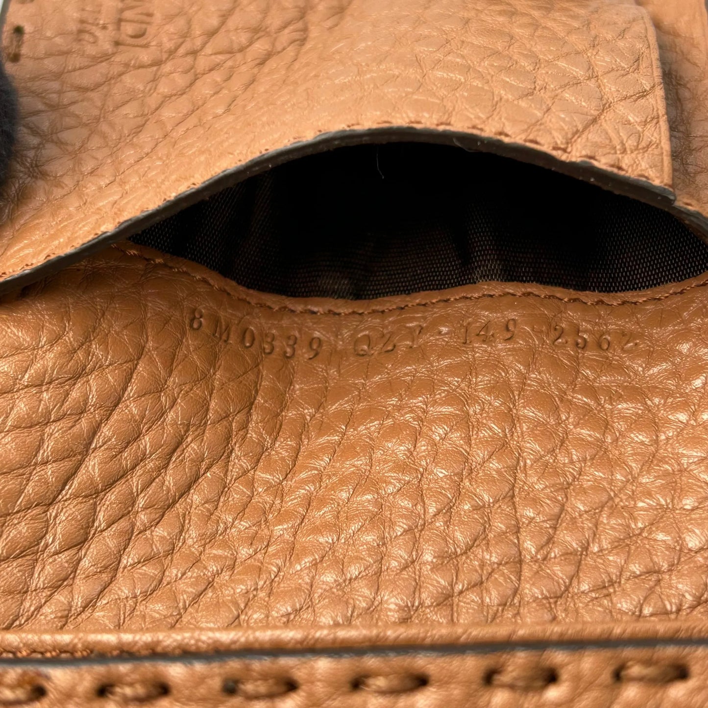 FENDI Selleria Compact Bifold Wallet - Brown 