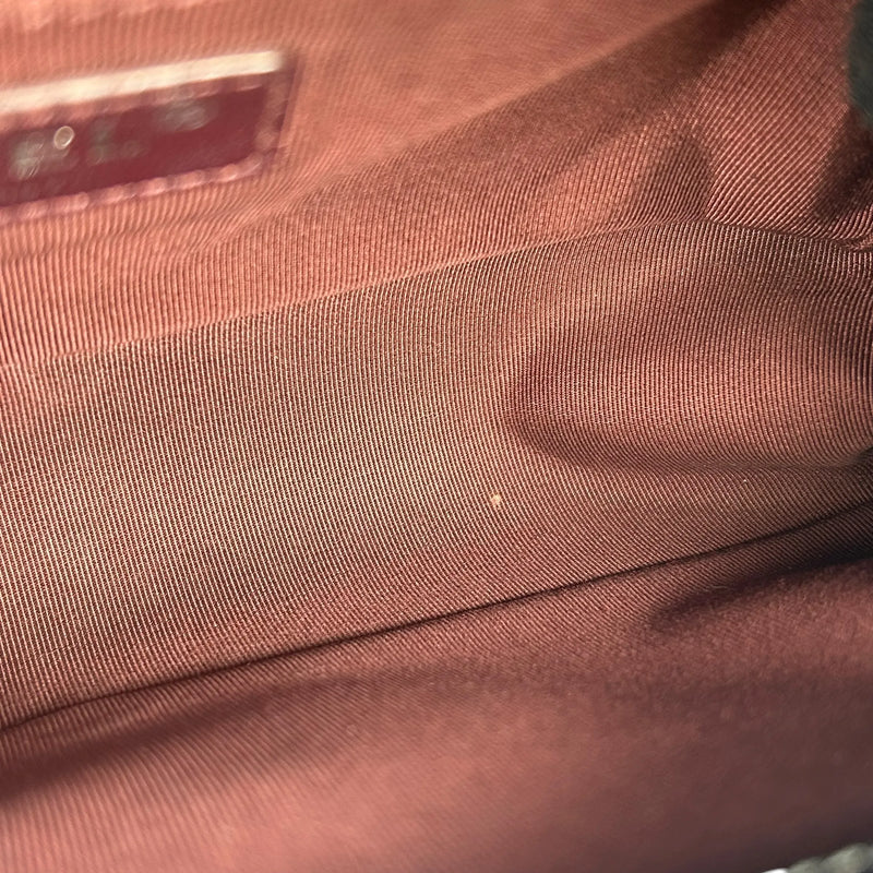 CHANEL Boy Chanel Leather Chain Shoulder Bag - Black 