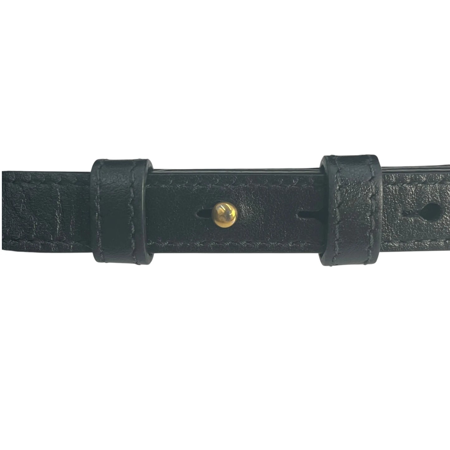 GUCCI GG Marmont Leather Shoulder Bag - Black 