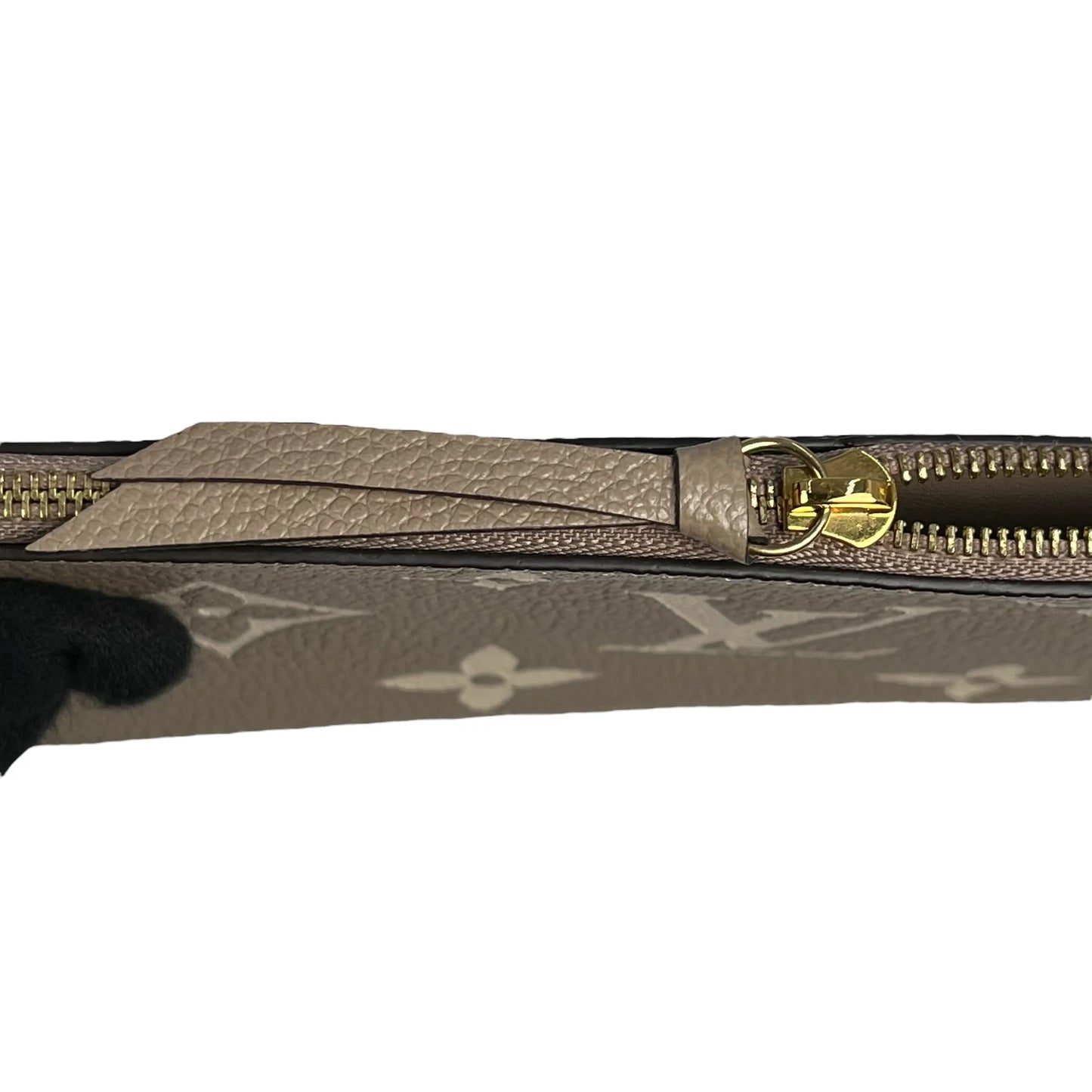 LOUIS VUITTON Pochette Felicie Monogram Empreinte Chain Wallet - Beige 