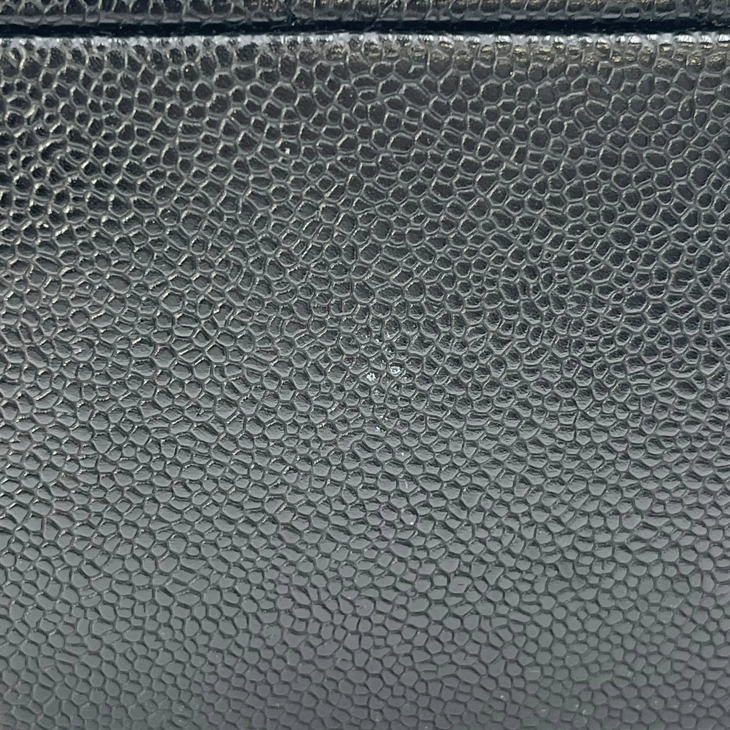 CHANEL プティ ショッピング トート キャビアスキン トートバッグ - ブラック