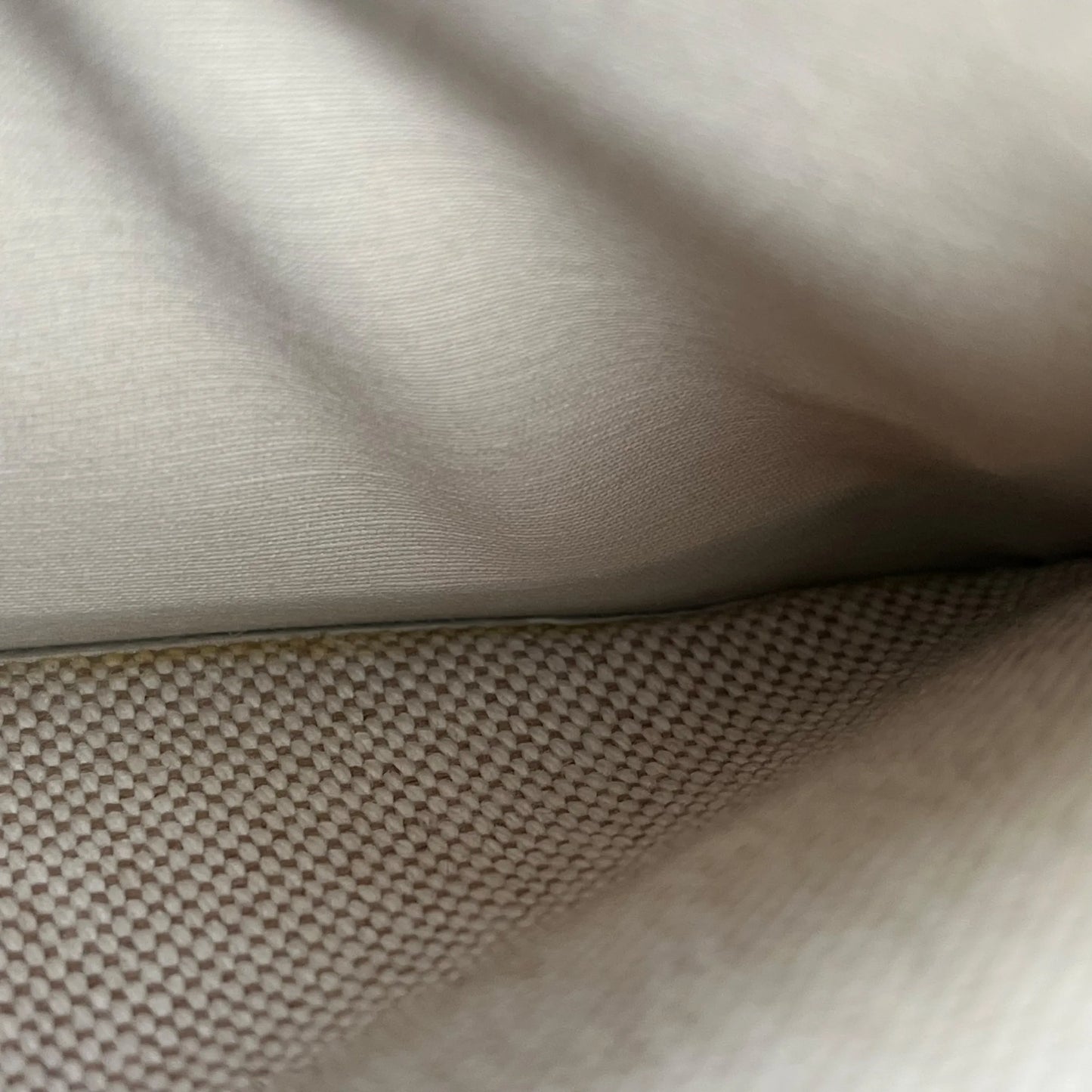 HERMES Air Line Canvas Travel Pouch - Beige 