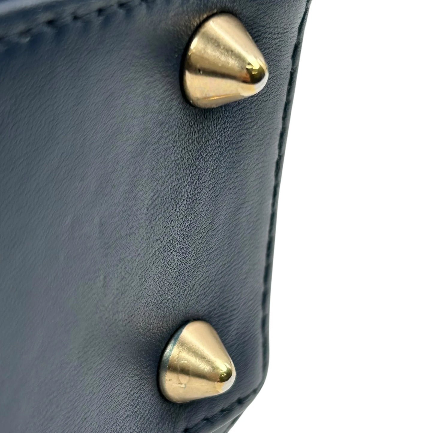 Christian Dior レディ ディオール ラムスキン ハンドバッグ ショルダーバッグ - ネイビー